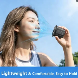 New Waist Fan Ultra Turbo Portable Wearable Waist Fan 13500RPM Portable Mini Handheld Fan High efficiency Neck mounted Fan