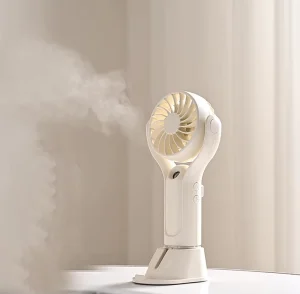 Newest Mini Rechargeable Manual Outdoor Use BLDC Portable Cooler Mist Fan for Summer Household & Car Use Handheld