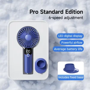 Newest Personal Handheld Portable Desktop Table USB Rechargeable Sports Pocket Fan Battery Portable Mini Cooling Fan