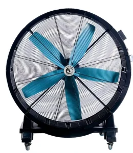 No Required Standing Mobile Industrial Fan PMSM Motor Energy Saving 220V AC Portable Ventilator for Factory Warehouse
