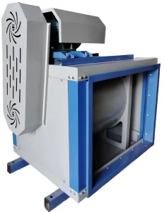 ODM Customizable Low Noise High Volume Steel Frame Kitchen Fume Exhaust Fan Box for Hotel Canteen Staff Dining Ventilation