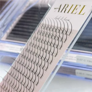 OEM 12 Lines Super Soft Natural A M Shape Spikes Eyelashes Premade Volume Fans Lashes Individual Spikes Eyelash Extension