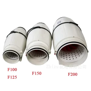 OEM 150mm Low Noise Mixed Air Flow Silent Inline Duct Fans Exhaust Fan for Smoke Extractor