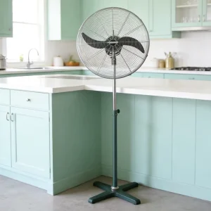 OEM 26inch Industrial Fan With 2 Blades High Power Stand Fan Big Size Metal Material Industrial Electric Fan