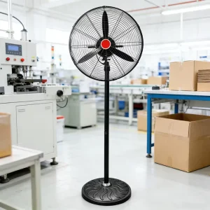 OEM 3-Speed Industrial Pedestal Fan with Oscillating 20 Inch Electric Fan