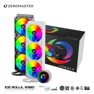 OEM 360mm AIO ARGB CPU Liquid Cooler High Performance Water Cooling Radiator Dual Fan Intel LGA1700 AMD AM5