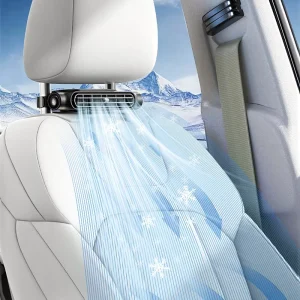 OEM 5V 3 Speed Energy Saving Portable Plastic Car Seat Cooling Fan USB Rechargeable Quiet Headrest Fan