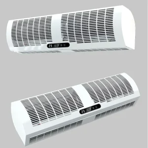 OEM Cross Flow air Curtain Factory Cross Type Air Curtain Cooling Heating Air Curtain