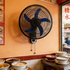 OEM Decorative Wall Fans High quality Three Speed Outdoor Oscillating Fan Wall Mount