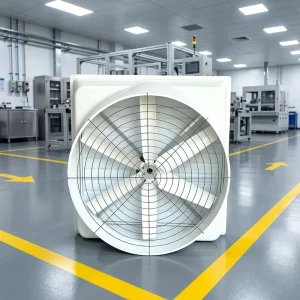 OEM Electric FRP Exhaust Fan with Oil Bearing and Stainless Steel Blades for Industrial Workshops & Farms 380V CE Certified