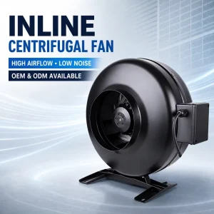 OEM Industrial Centrifugal Fan High Airflow Low Noise Steel Ventilation Exhaust Blower System