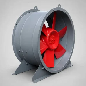 OEM Low Noise Anti Corrosion High Efficiency Carbon Steel Mixed Flow Fan for Acid Alkali Chemical Factory Air Exhaust