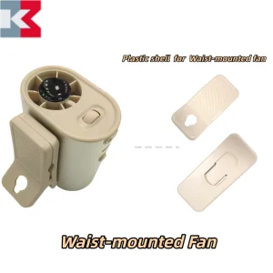 OEM ODM Custom ABS PC Plastic Injection Molding Parts Precision Overmolding Waist Clip Fan Wearable Fan Accessories Custom