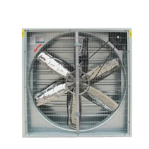 OEM ODM Electric Wall Mounted Industrial Exhaust Fan Stainless Steel Blade 1400mm High Speed Warranty