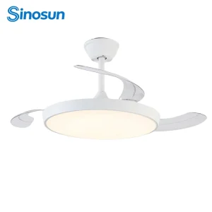 OEM ODM Excellent Modern Bedroom 42 Inch 6 speed Wind Setting Adjustable Remote Control Smart Led Invisible Ceiling Fan