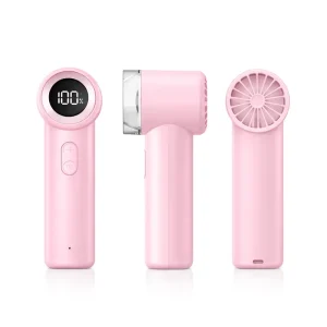 OEM ODM Mini Portable Handheld Fan Cooler for Summer USB Rechargeable Bladeless Eco Friendly Car Use 6 8 Hours
