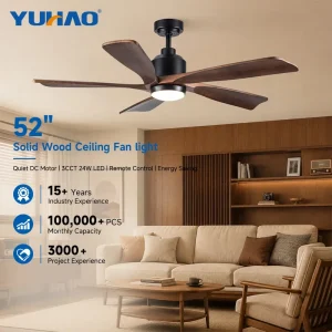 OEM ODM Modern Crafted Continuous Air Supply for Office Room Conference Room BLDC Led Ceiling Fan With Remote