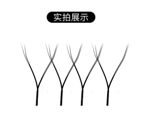 OEM Private Label Mink Eyelash Extension Fans 2D 3D 4D 5D W Lash Handmade Thick Synthetic False Eyelashes 15mm C D 12mm 7mm