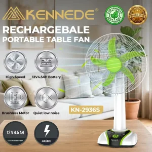 OEM Retro Plastic Table Fan Automatic Oscillating Shaking Head Silent Solar Portable Rechargeable Home Bedroom Electric