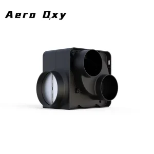 OEM Split Duct Exhaust Fan 100mm Inlet to Dual 75mm Outlets High CFM 134 100% Copper Motor Plastic Hotel Residential Use