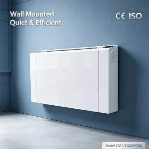 OEM Wall Mounted Fan Coil Unit Chilled Water AC DC Motor for Hotel Office Home