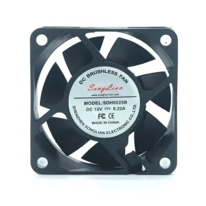 Oem Odm 5v 12v 24v 48v Dc Ac Ec Brushless Axial Cooling Fan 6025 60x60x25mm Double Ball Bearing Silent Chassis Power Fan