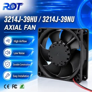 Original Germany Brushless Cooling Fan DC 24V 3214J 39NU Low Noise Energy Efficient Durable Motor Server Telecom Cooling