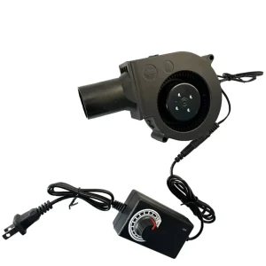 Original New 97mm DC 12V 24V 36V High Speed Centrifugal Air Blower Fan with AC Plug 9733 Heater BBQ Small Blower Fan