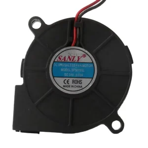 Original SANLY 12V 48V DC24V 0.05A EC AC 50X50X15MM 5015 5cm Humidifier Turbofan Atomizer Heat Dissipation SF5015SL Cooling Fan