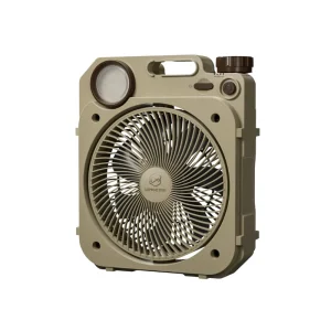 Outdoor Auto Oscillating Desk Camping Fan 8000 16000mAh with Power Bank Function Powerful Wind for Family Using