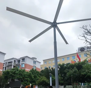 Outdoor Commercial Low Noise Large Volume Industrial 16ft Aluminum Motor Floor-Mounted Standing Fan 10000 Cubic Meters/Min
