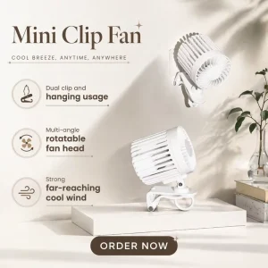 Outdoor Mini Clip On Small Electric Rechargeable Portable Custom Logo Fan Universal 5v Dc Usb Charging Desk Fans Mini Fan Clip