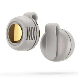 Outdoor Portable Mini Fan USB Rechargeable 3-Speed Low Noise Brushless Motor 900mAh Plastic Wearable Waist Clip Fan