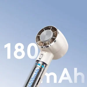 Outdoor Portable Quiet Mini USB Electric Fan 1800mAh Summer Must Have 100 Level Infinite Adjustment Rechargeable Car Compatible