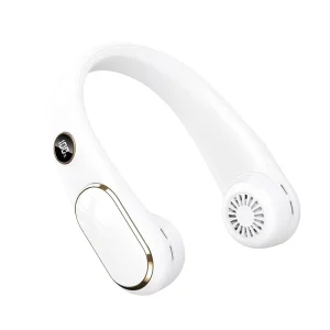 Outdoor Sports Travel Hot Portable Neck Fan Mini Wireless Fan Bladeless 2400mAh 4000mAh Rechargeable Cooling Fan