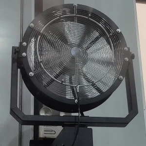 Outdoor Wall Mounted Misting Fan with 220V Motor IP66 Protection High Airflow Ventilation System
