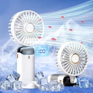 Outdoor Wearable Neck Small Fan 1200mAh SUB Ventilador Portatil Handheld Rechargeable Fan