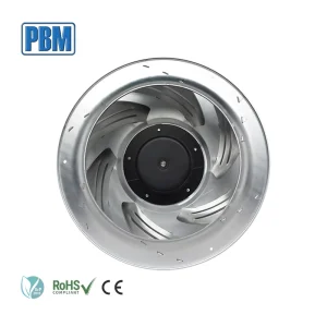PBM OEM China EC Electric 48VDC 355mm Centrifugal Exhaust Fan with Ball Bearing Aluminum Alloy Frame for Telecom Station