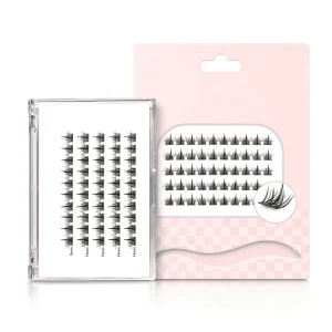 PBT Lashes Handmade for Private Label DIY 8-17mm Thin Base C/D for Wispy Individual Premade Fans Extension Kit
