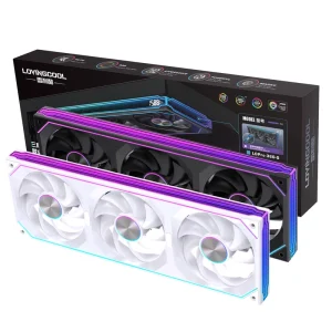 PC Case Cooling Integrated Fan Speed Display 240 360mm 3 ARGB Fan Computer Gaming CPU Cooler Fan 12cm Factory Custom
