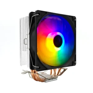PC Fans RGB 4 Heat Pipes Cooler Air Cpu Fan 120mm PWM Computer Fan Quiet Intel LGA115X 1200 17XX 1366 CPU Cooling Fan