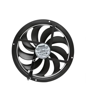 PD25030 25 cm 2700 RPM 12 V DC Brushless Black High speed High airflow Heavy duty Exhaust Fan for Machinery Equipment Cooling