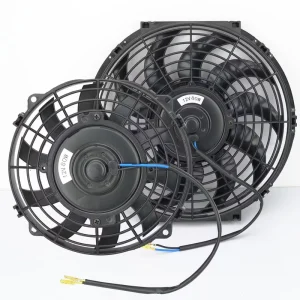 POKKA Universal 12 inch Universal Curved Blade Auto Air Conditioning Radiator Fan 12V 24V