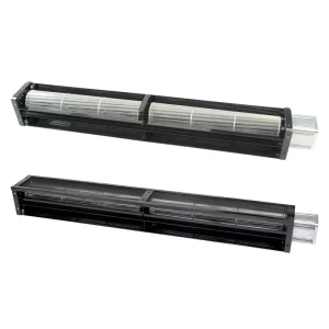 PRSK 12V 24V DC 50mm LB Oven Cross Flow Fan Aluminum Alloy Blade Tangential Fan Blower