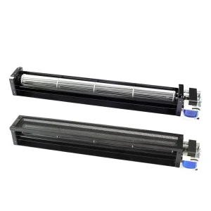 PRSK AC 120V 230V 30mm Cross Flow Fan Aluminum Alloy Blade Tangential Fan Blower for Air Curtain