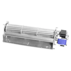 PRSK AC 220V 60mm Shaded Pole Motor Cross Flow Fan Aluminum Alloy Blade Tangential Blower Fan for Air Conditioner