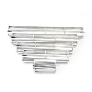 PRSK Low Noise 50mm Cross Flow Fan Impeller Aluminum Wind Turbine