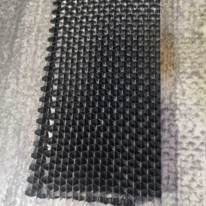 PVC Louver Double sided Reinforced Rib High efficiency Drift Eliminator