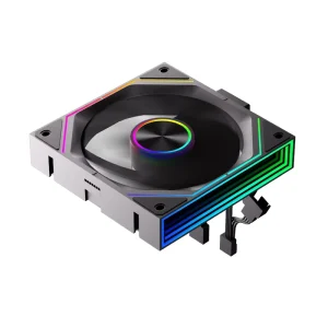 PWM 4pin Control SYNC 5V 3pin ARGB Gaming PC Case Cooling Fans 3 piece Set White Building Block Fans