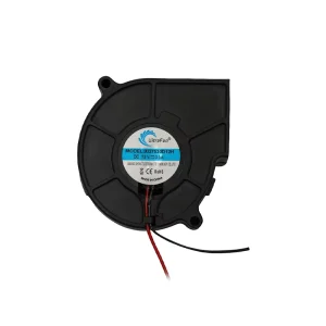 PWM Control 7530 Blower Fan Centrifugal Fan 12V 24V DC Adjustable Speed Radial Inverter Fan for UPS System COOLING